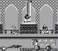 une photo d'Ã©cran de Aladdin sur Nintendo Game Boy